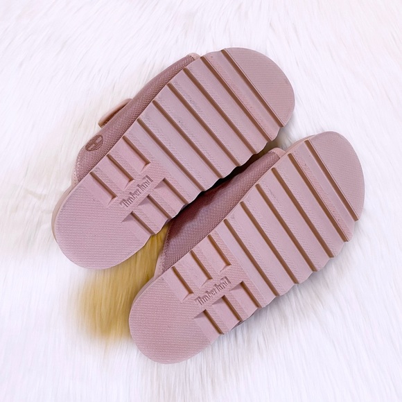Timberland Women’s Santa Monica Sunrise Light Pink Slide Sandals - Picture 8 of 8